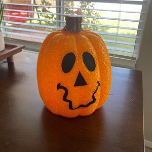 Vintage light up pumpkin